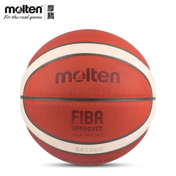 Molten BG5000 Official molten Cowhide professional compet Basketball Leather Basketball Indoor Competition 7 cof skin Basketball - Image 2