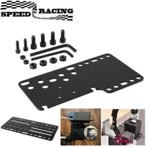 PC USB Handbrake Plate Drift Adapter Board Mount Bracket Plate For SIM Racing Game Logitech G25/27/29 T500 (ONLY Plate)