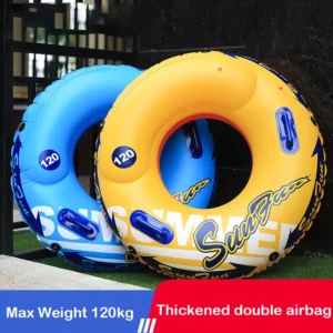 ROOXIN Thickened Swim Ring Tube Inflatable Toy Swimming Ring For Kids Adult Float Swimming Circle Pool Sand Water Park Equipment