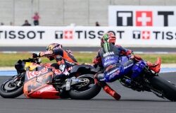 “It may be harmful” – MotoGP’s Balaton Park race questioned after first lap crash